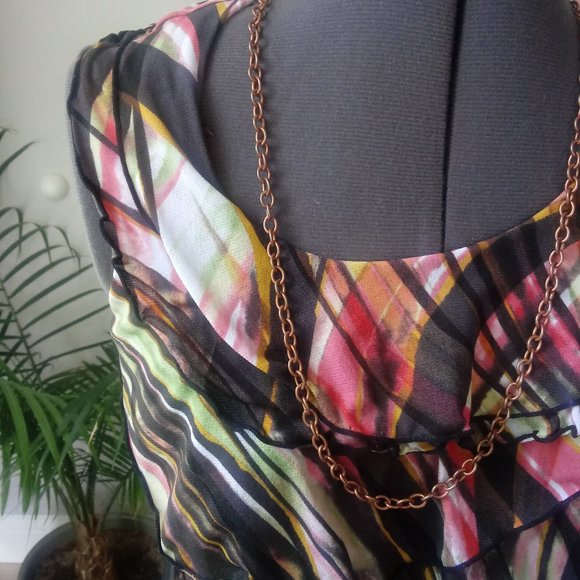 Worthington Halter Style Layered Ruffles B… - Picture 3 of 8